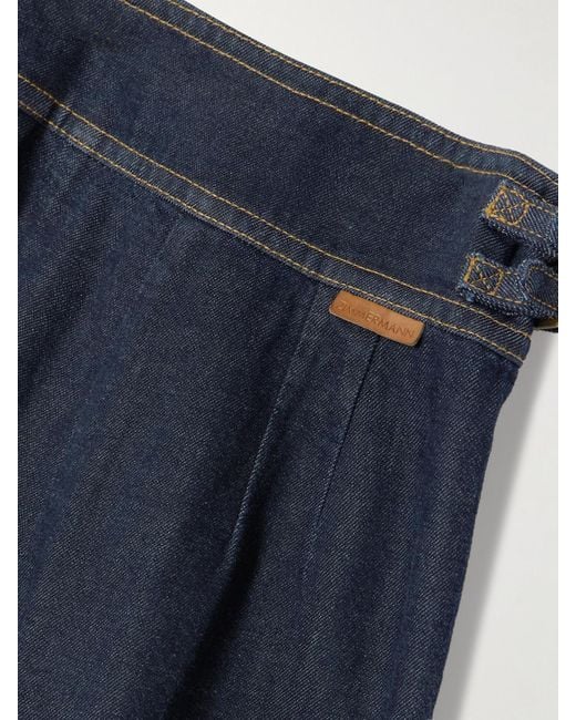 Zimmermann Blue Rebellion High-Rise Wide-Leg Jeans