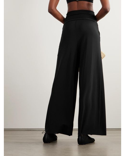 Eres Black Les Essentiels Dao Convertible Wide-Leg Pants