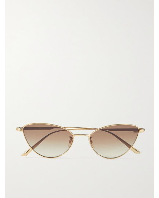 Oliver Peoples Natural Khaite 1998C Cat-Eye-Tone Sunglasses