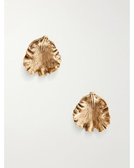 Cult Gaia Metallic Iris-Tone Earrings