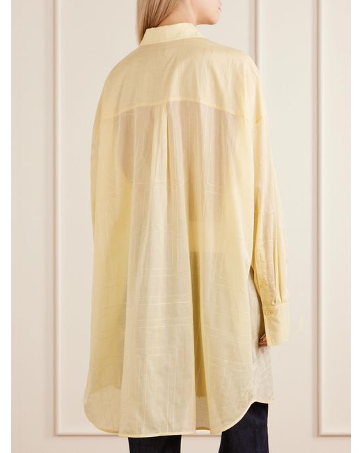 Totême Natural Lyocell And Cotton-Blend Shirt