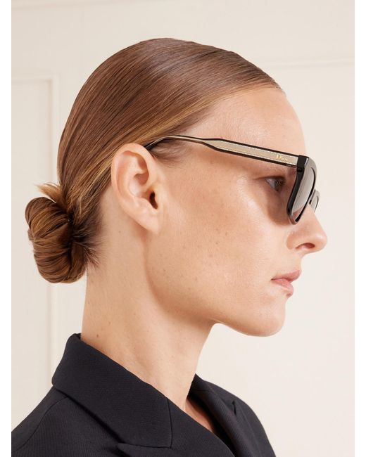 Dior Black Dior Ribbon S2I Square-Frame Acetate Sunglasses