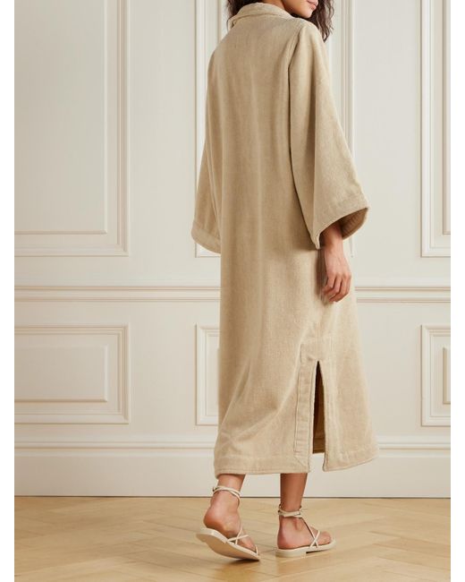 Lisa Marie Fernandez Natural Cotton-Terry Coverup