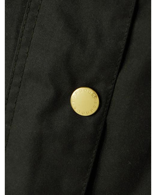 Barbour Gray Beadnell Corduroy-Trimmed Waxed-Cotton Jacket