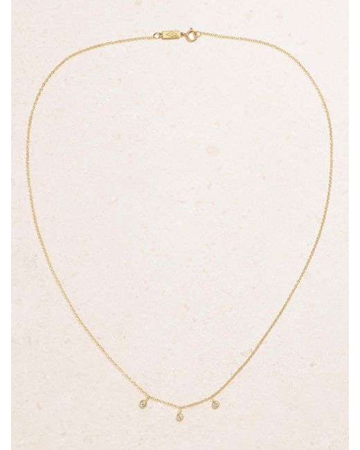 Jennifer Meyer Natural 18-Karat Diamond Necklace