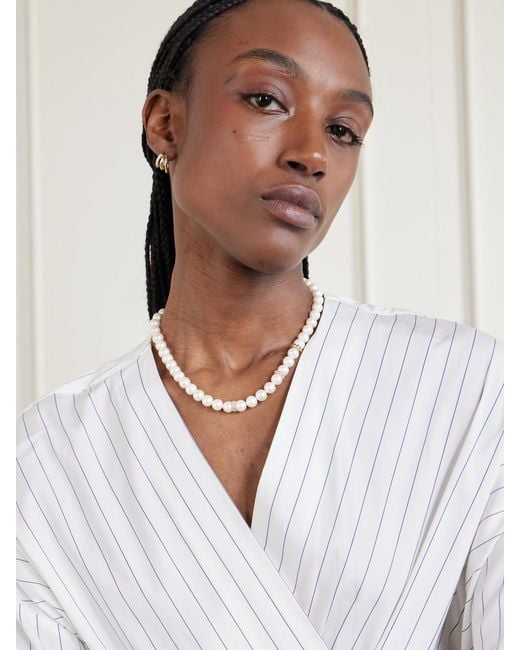 Sydney Evan Natural 14-Karat, Sapphire And Pearl Necklace