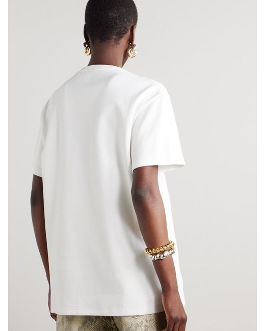 Loewe Blue T-Shirt Aus Jersey Aus Einer Baumwollmischung Mit Print