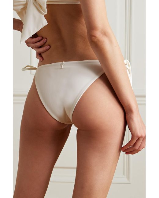 Johanna Ortiz Natural Net Sustain Sullen Tasseled Bikini Briefs