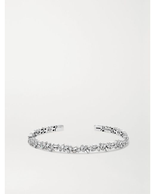 Suzanne Kalan Natural 18-Karat Diamond Cuff