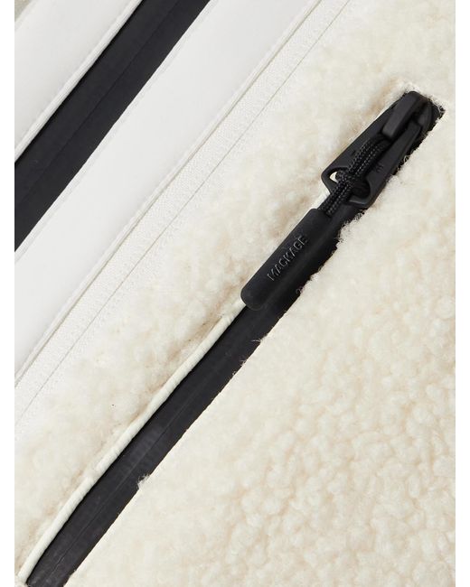 Mackage Natural Dewi Convertible Fleece-Trimmed Down Ski Jacket