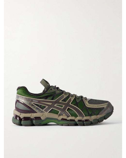 Asics Green Kiko Curation Ub10-S Gel-Kayano 20 Sneakers Aus Mesh Mit Gummibesätzen