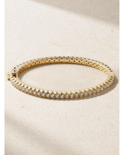 Sydney Evan Natural 14-Karat Diamond Bangle