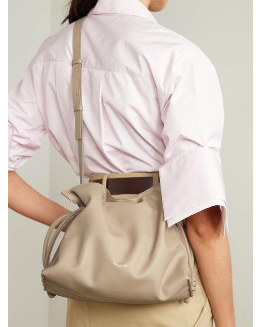 Loewe Natural Flamenco Leather Clutch