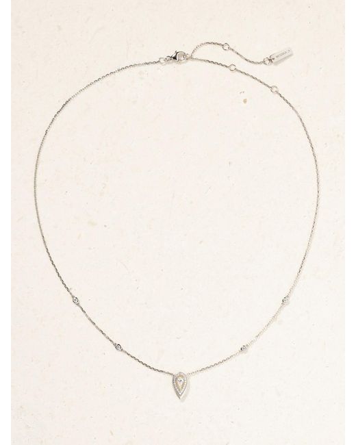 Messika Natural Fiery 18-Karat Diamond Necklace