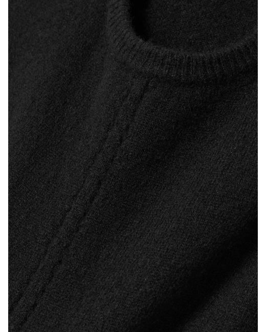 Robe Longue Dos Ouvert En Cachemire À Ornement Kiki de Montparnasse en coloris Black