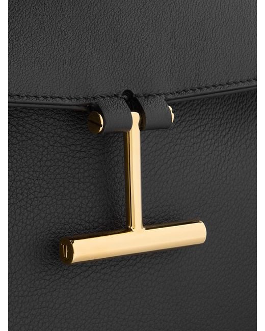 Tom Ford Black Tara Leather Shoulder Bag