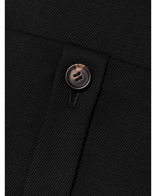 Veronica de Piante Black Sabine Minirock Aus Twill Aus Einer Wollmischung
