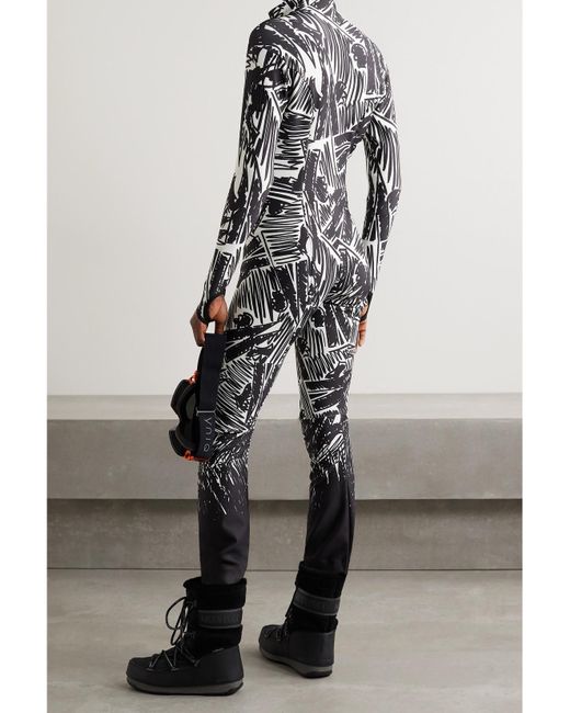 Moncler Genius Black 3 Moncler Grenoble Tuta Printed Ski Suit
