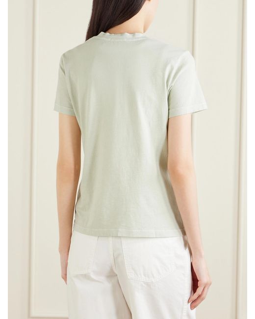 James Perse White Vintage Boy Cotton-Jersey T-Shirt