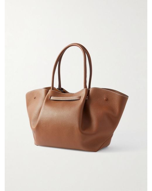 DeMellier London Brown New York Tote Aus Strukturiertem Leder