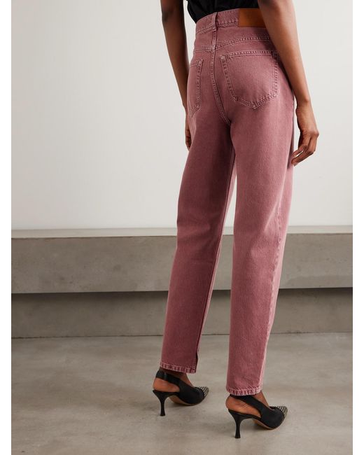 Chloé Organic Mid-Rise Tapered Jeans
