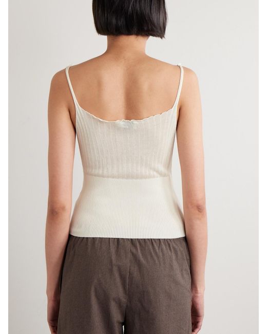 Deiji Studios Natural Ribbed Lyocell Tank