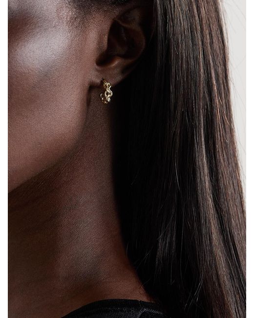Spinelli Kilcollin Natural Serpens 18-Karat Hoop Earrings