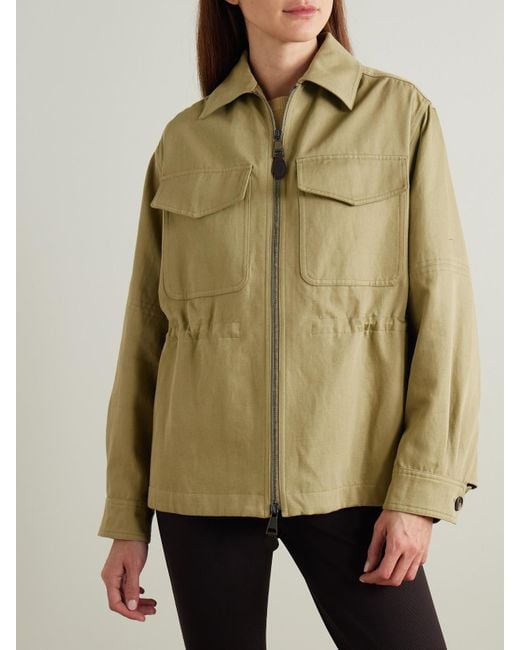 James Purdey & Sons Green Alnwick Cotton And Linen-Blend Twill Jacket