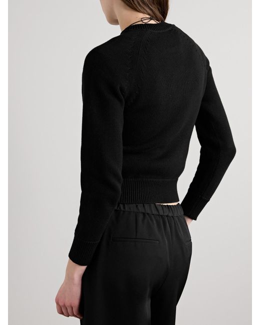 High Sport Black Pullover Aus Einer Baumwollmischung