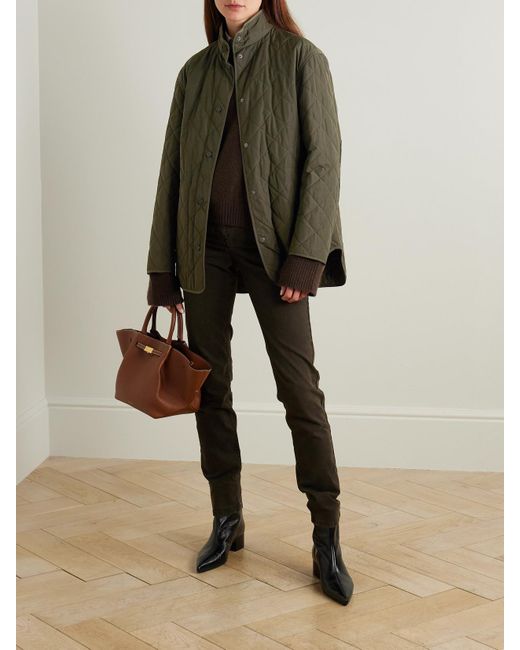 James Purdey & Sons Green Steppjacke Aus Shell