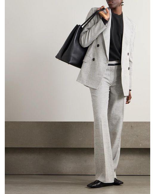 Jil Sander Black Cashmere And Cotton-Blend Sweater