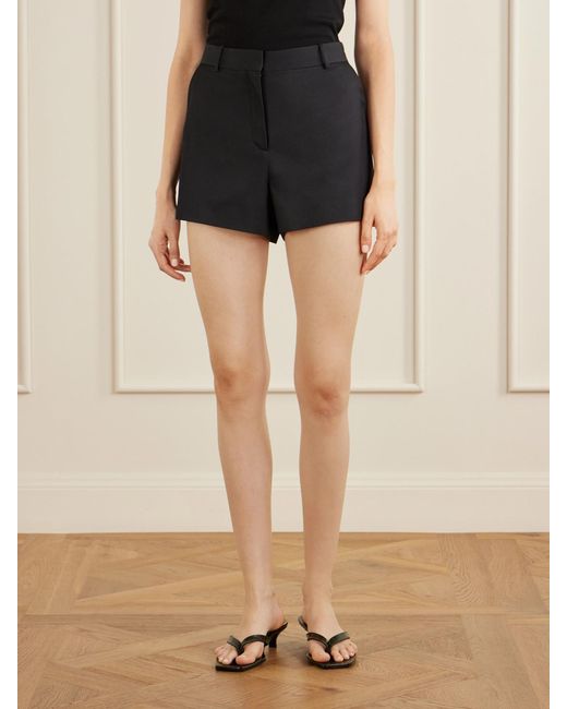 Veronica de Piante Blue Belle Silk Mini Shorts