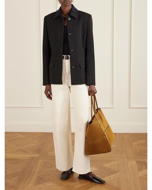 Metier Brown Incognito 42 Cabas Suede Tote