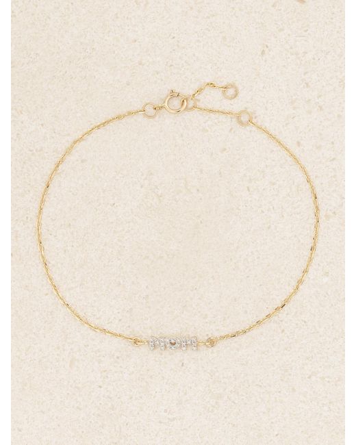STONE AND STRAND Natural Mom Armband Aus 10 Karat Mit Diamanten