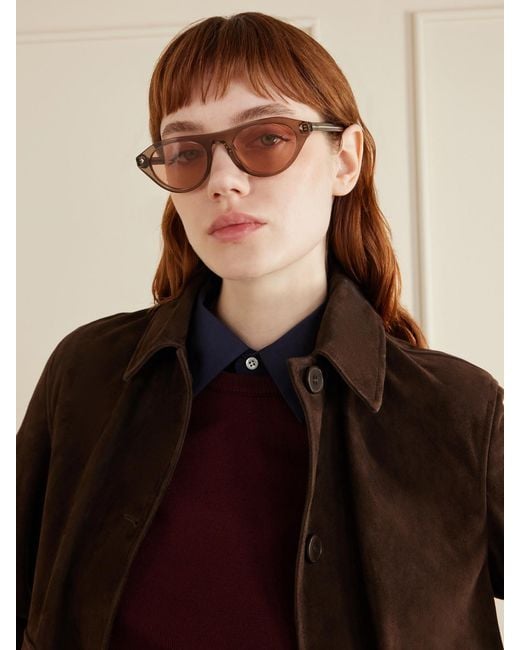Prada Natural D-Frame Acetate Sunglasses