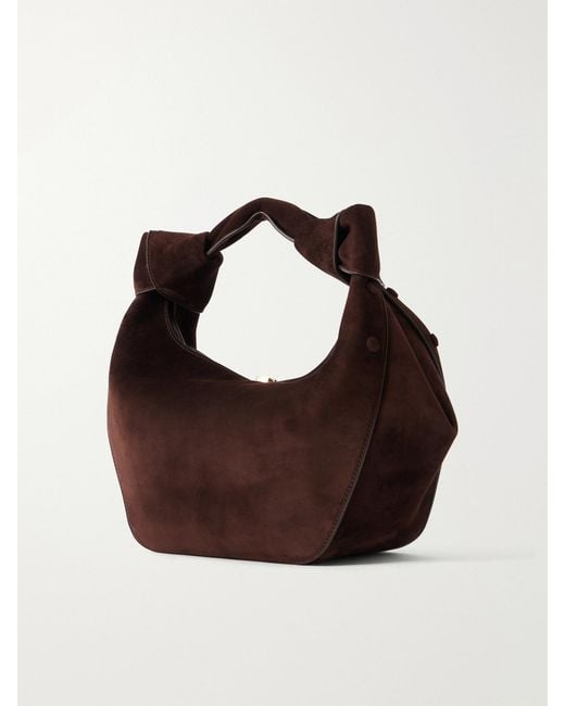 Gabriela Hearst Black Antonia Mini Suede Shoulder Bag