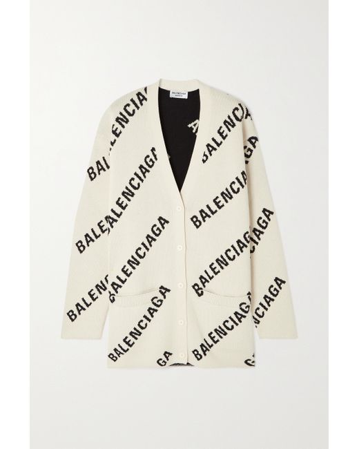 balenciaga cardigan sweater