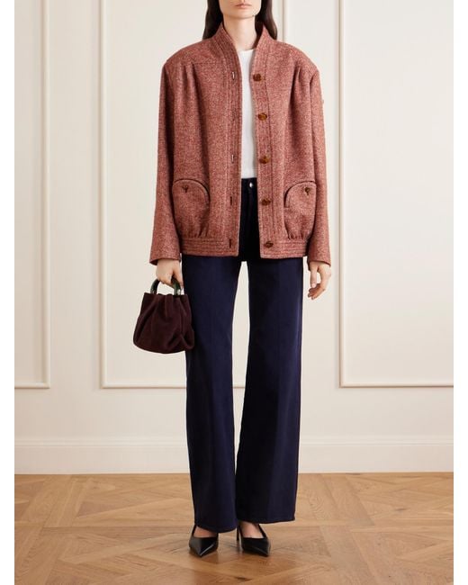 Blazé Milano Brown Coiba Herringbone Jacket