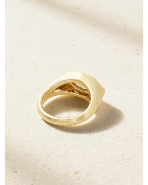 Lucy Delius Natural Insignia 18-Karat Diamond Ring