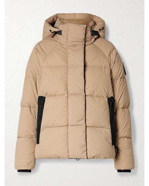 Canada Goose Natural Junction Hooded Quilted Shell Down Jacket
