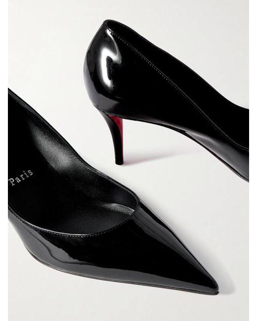 Christian Louboutin Black Miss Z 60 Pumps Aus Lackleder