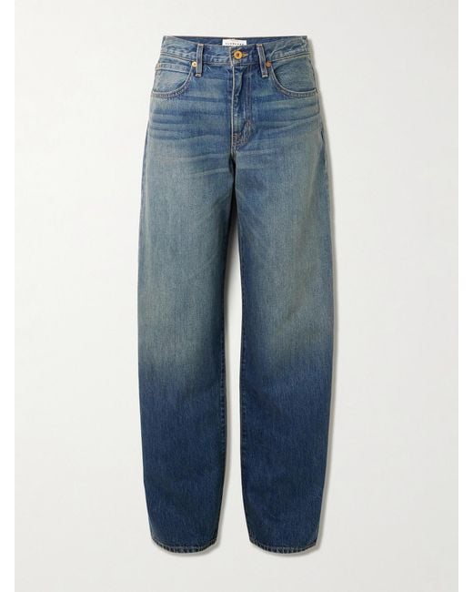 SLVRLAKE Denim Blue Tess Long Boyfriend Jeans