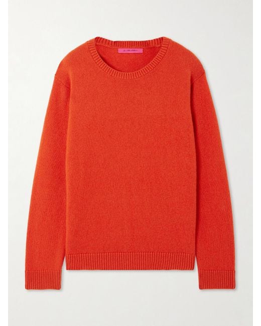 The Elder Statesman Red Malibu Kaschmirpullover