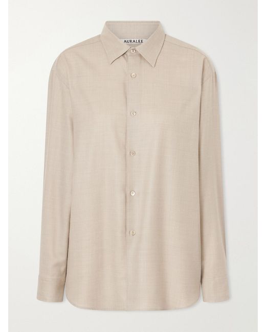 Auralee Natural Wool Shirt