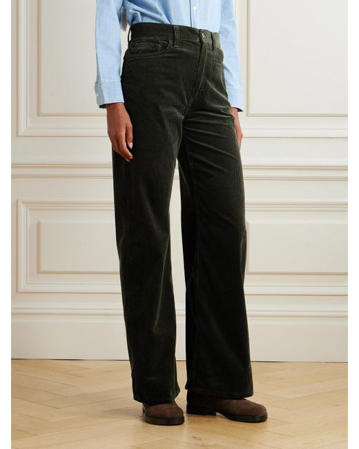 Polo Ralph Lauren Black Hose Mit Weitem Bein Aus Baumwollcord