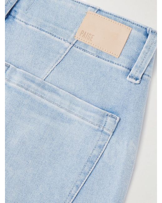 PAIGE Blue Brooklyn Wide-Leg Jeans