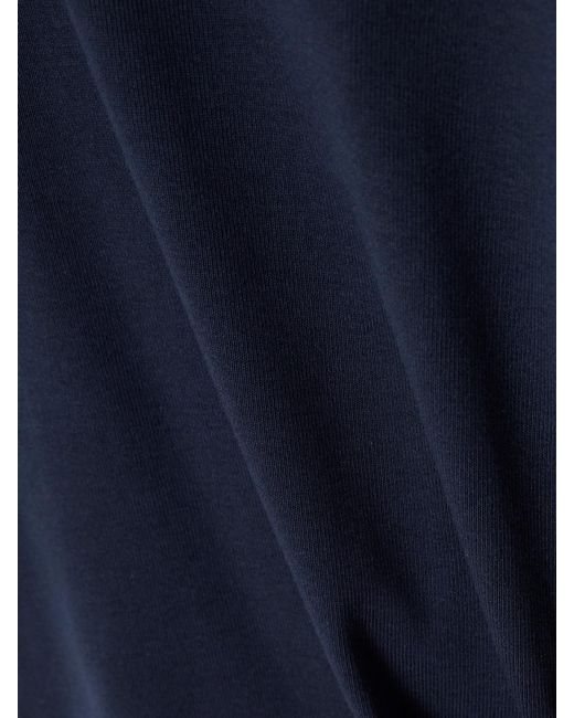 Flore Flore Blue Car Ribbed Organic Cotton-Jersey T-Shirt
