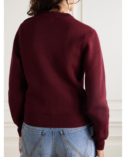 Bottega Veneta Red Wool Sweater