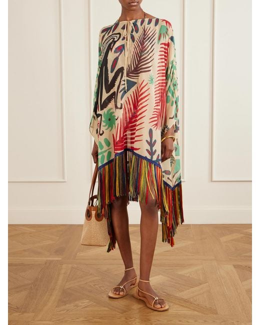 Ferragamo Natural Tt Gancio Small Leather-Trimmed Raffia Tote Bag