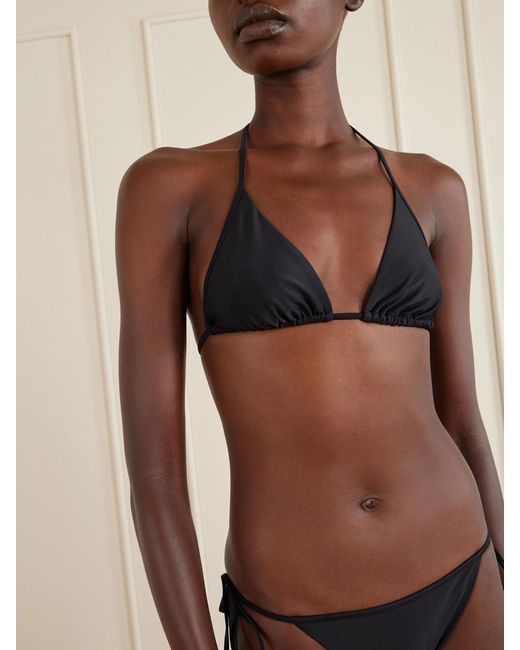 J.W. Anderson Black Triangle Bikini Top